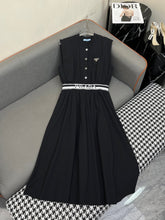PRADA SLEEVELESS DRESS WITH STAND COLLAR – NEW STYLE 269122
